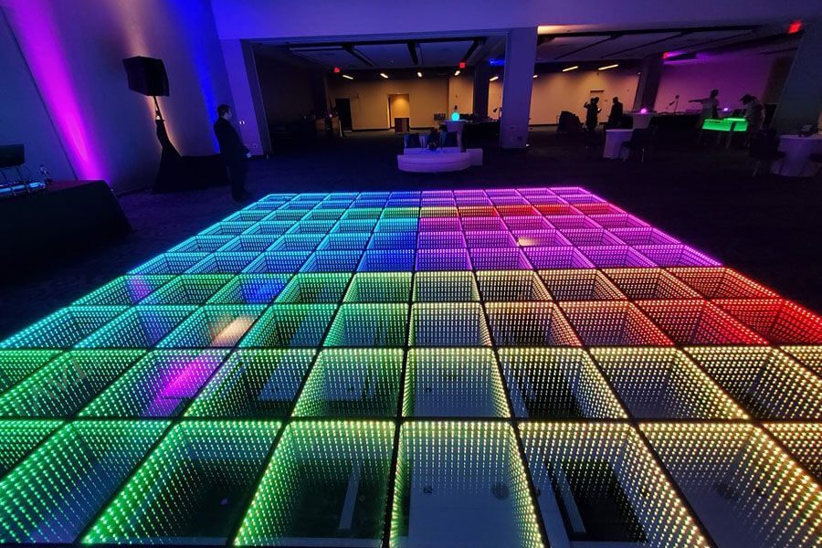 Magnetic 3D Dance Floor