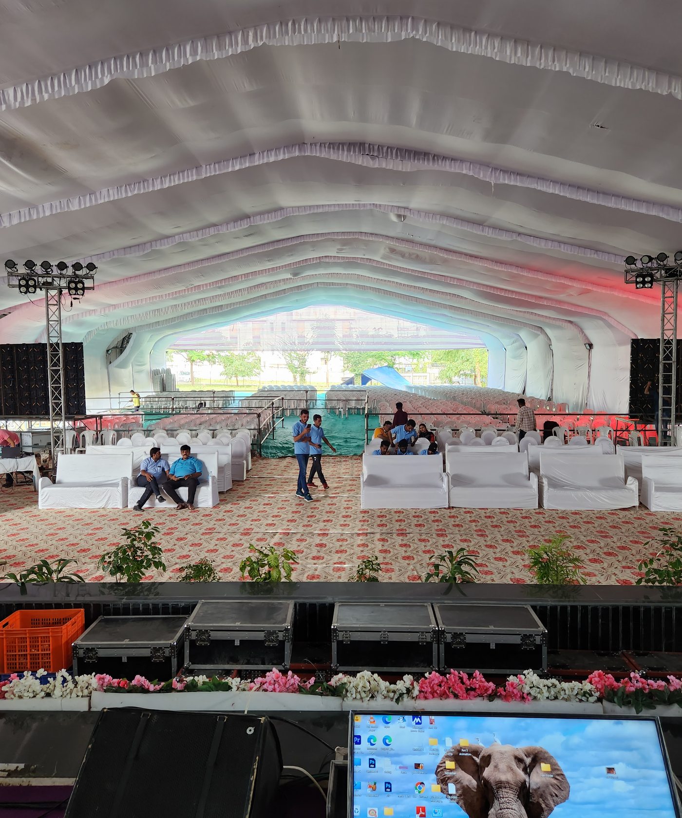 Large pandal government event