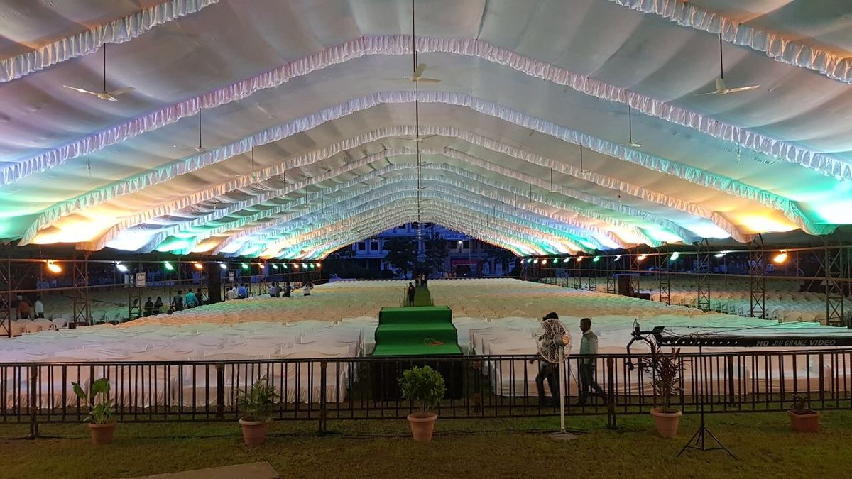 Event dome exterior aerial